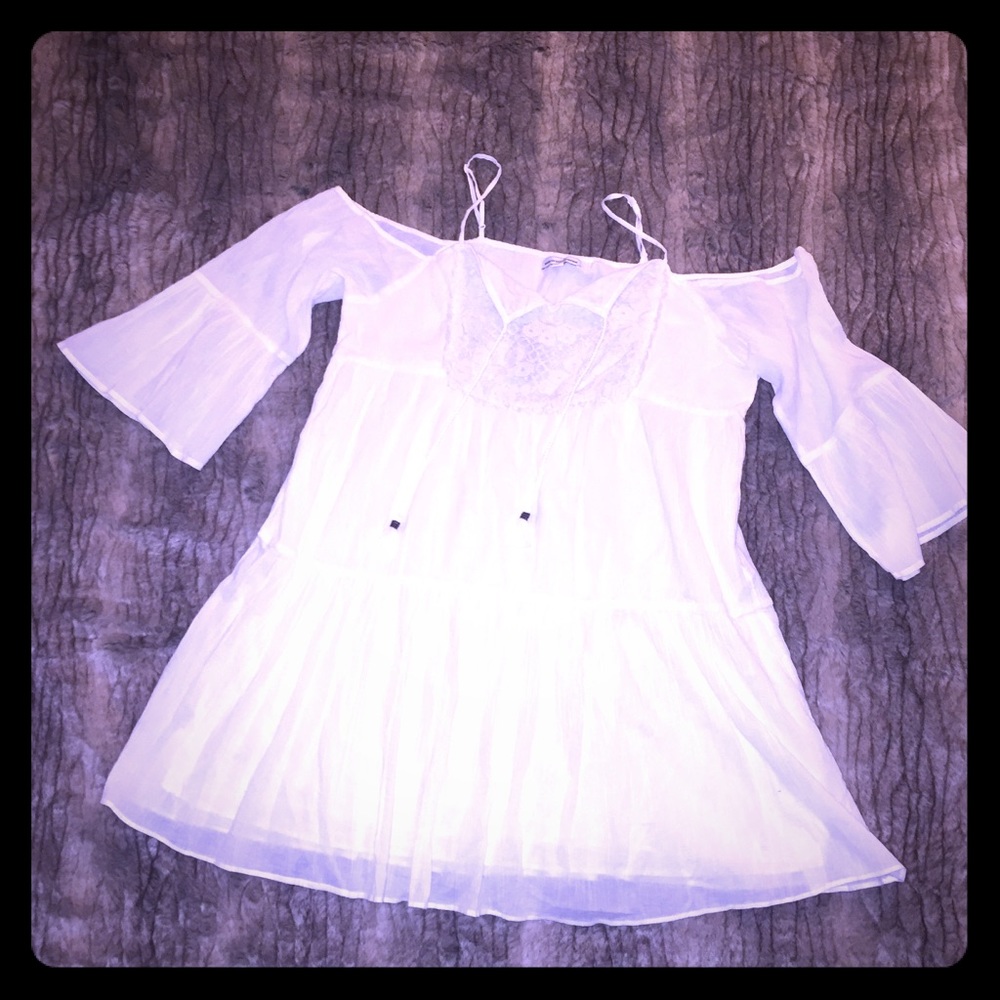 NWT New Boho Hippie Peasant Coachella Dress L